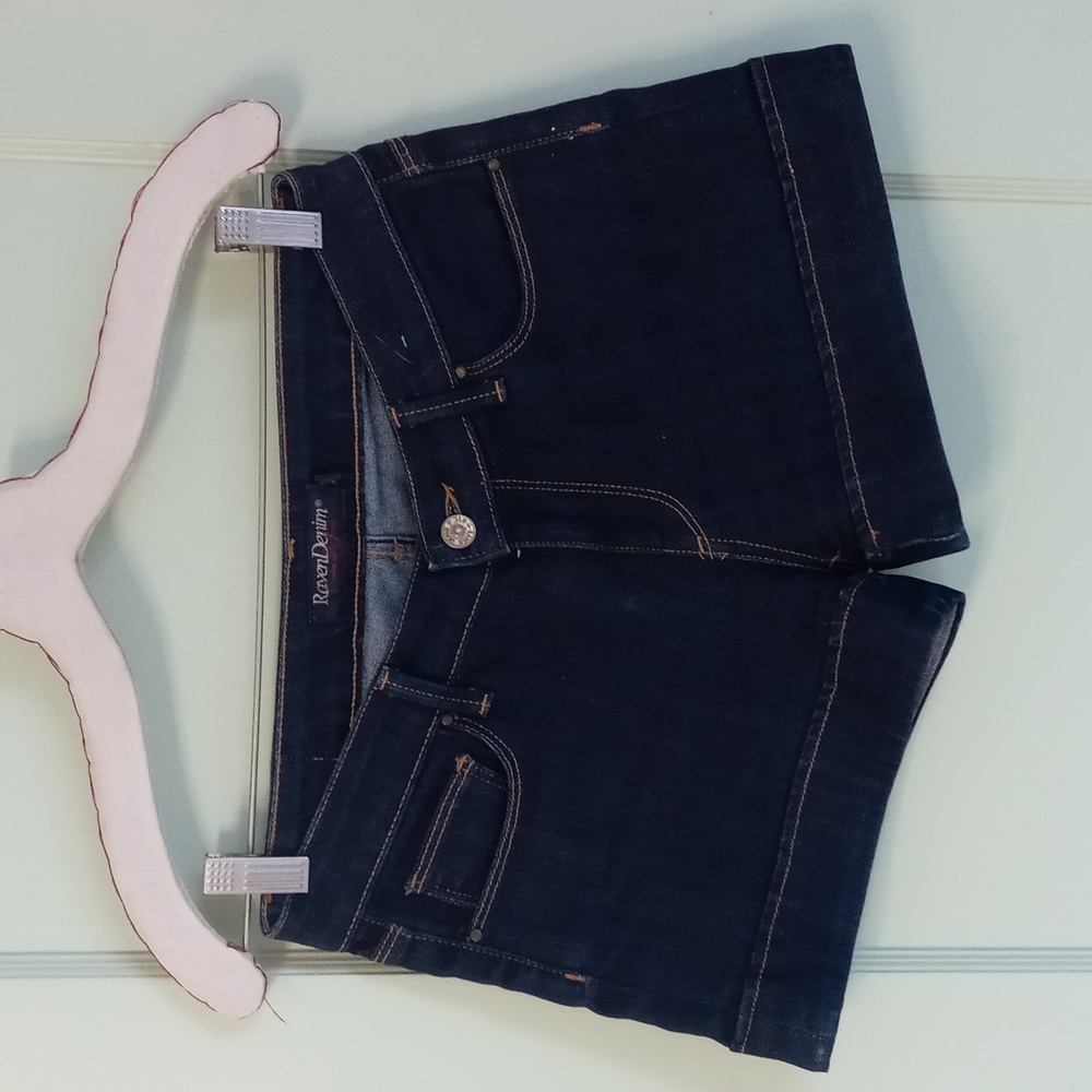 Women's Raven Denim dark wash shorts 27